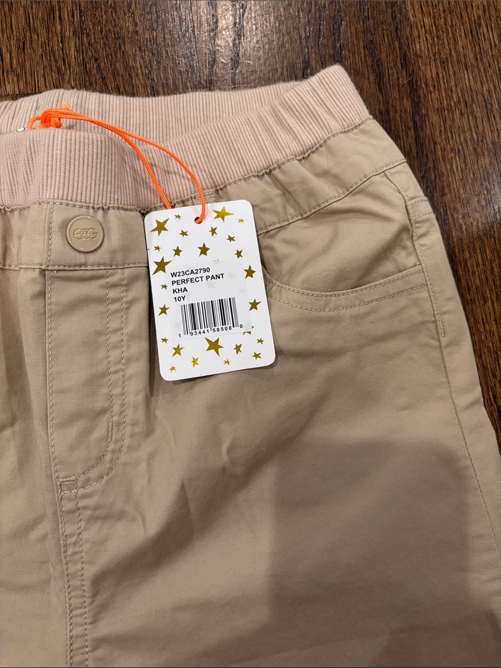 Nwt, Egg New York, Boys Beige Chino Pants, Size 10 — image 3 of 3